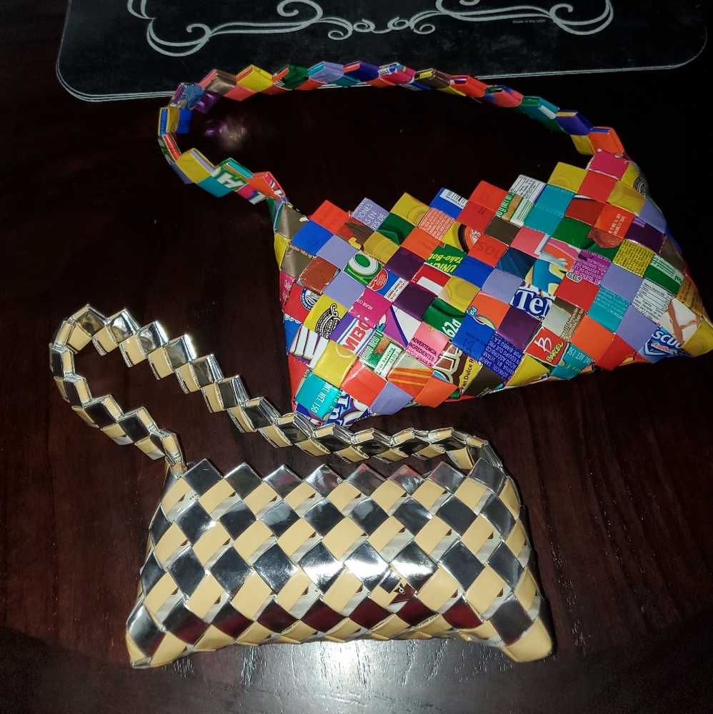 Mini Upcycled Candy Wrapper purses